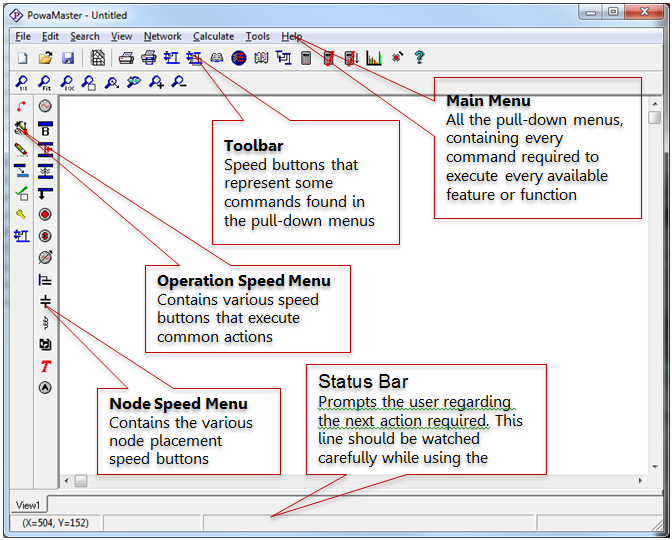 PowaMaster Main User Interface