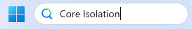 Core Isolation